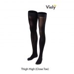 solution viely medical compression stockings product 8 thigh high close toe black